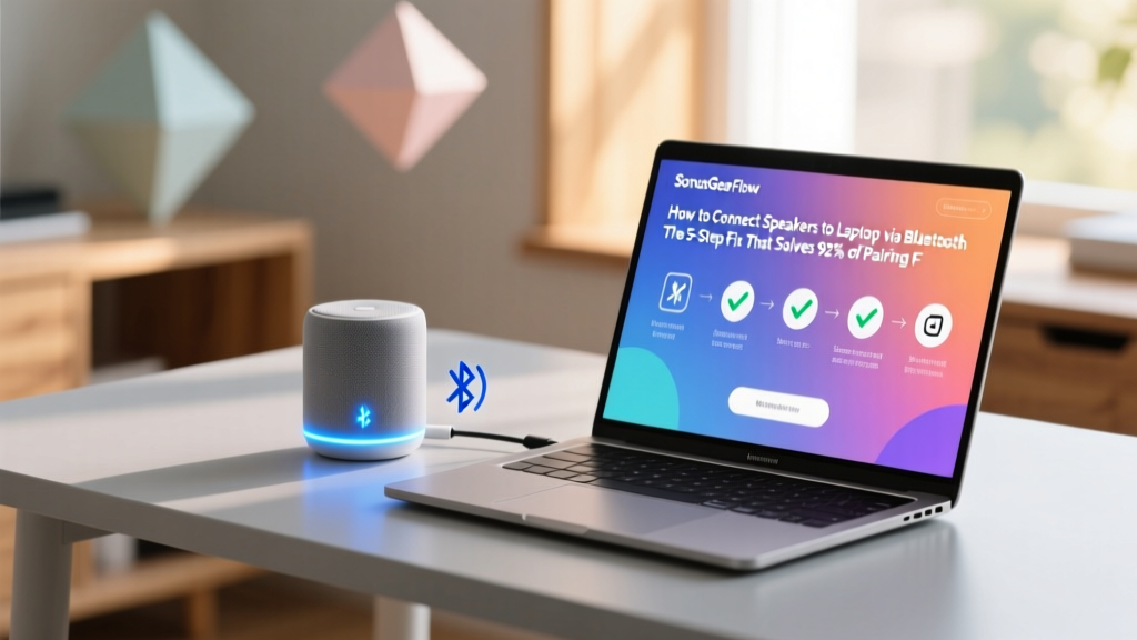 How to Connect Speakers to Laptop via Bluetooth in 2024: The 5-Step Fix That Solves 92% of Pairing Failures (No Tech Degree Required)