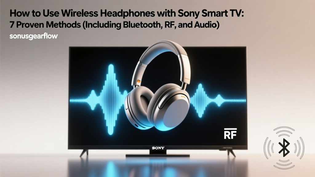 How to Use Wireless Headphones with Sony Smart TV: 7 Proven Methods (Including Bluetooth, RF, and Audio Transmitter Workarounds That Actually Work in 2024)