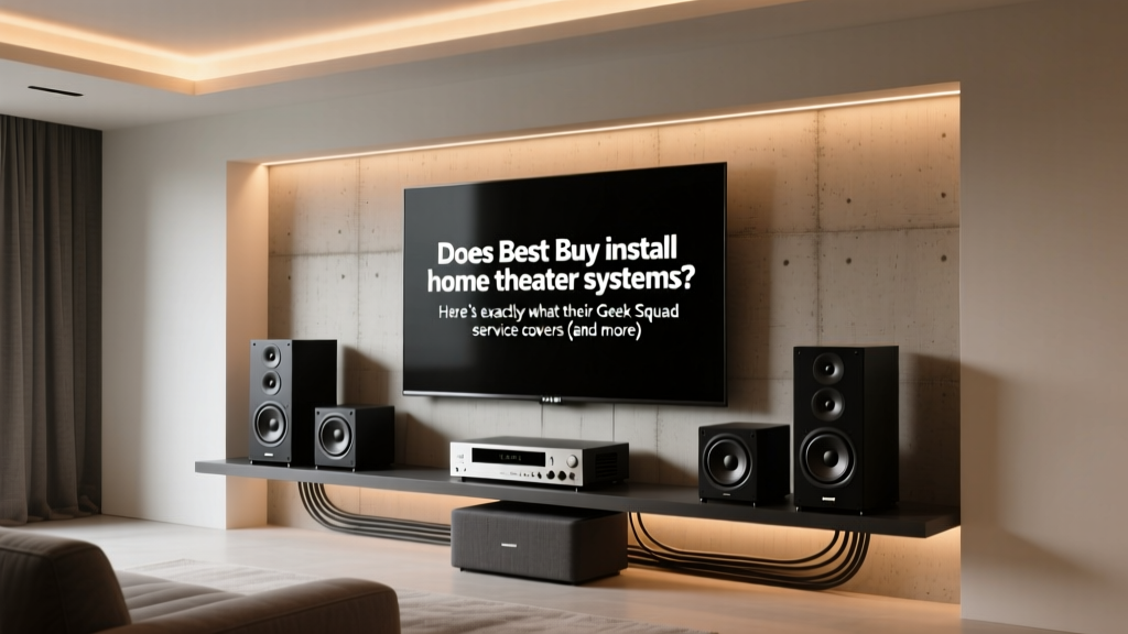 Does Best Buy install home theater systems? Here’s exactly what their Geek Squad service covers (and what they *won’t* touch)—plus 3 smarter, certified alternatives that actually optimize speaker placement, room EQ, and Dolby Atmos calibration.