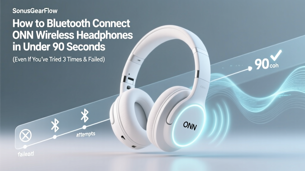 How to Bluetooth Connect ONN Wireless Headphones in Under 90 Seconds (Even If You’ve Tried 3 Times & Failed — Here’s Why It’s Not Your Fault)