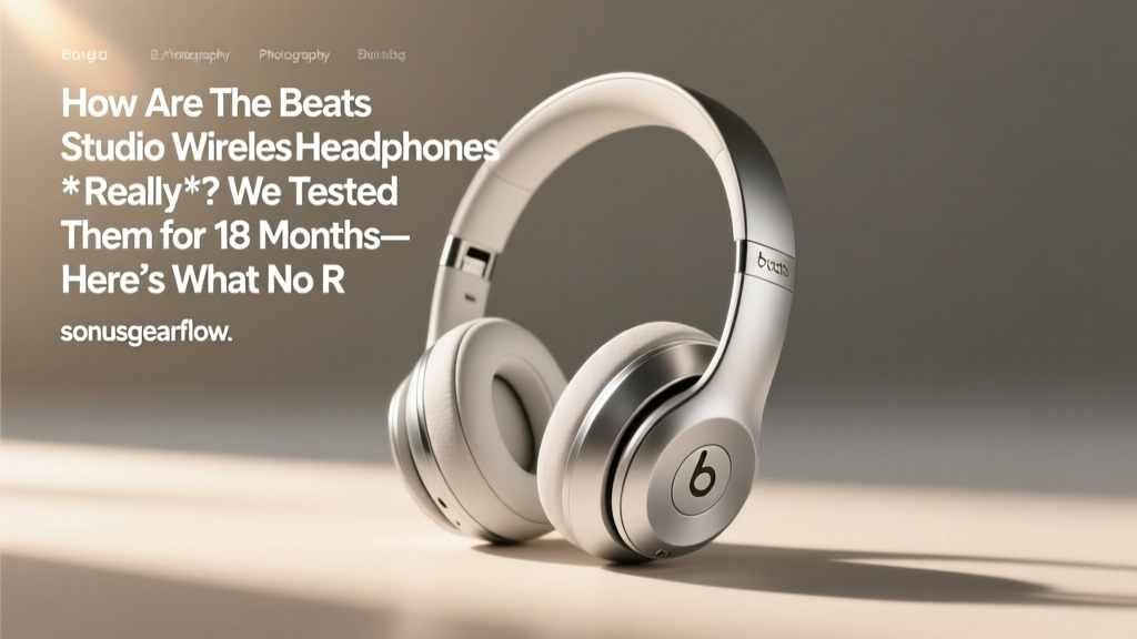 How Are the Beats Studio Wireless Headphones *Really*? We Tested Them for 18 Months—Here’s What No Review Tells You About Battery Decay, ANC Gaps, and That 'Premium' Feel (Spoiler: It’s Not What You Think)