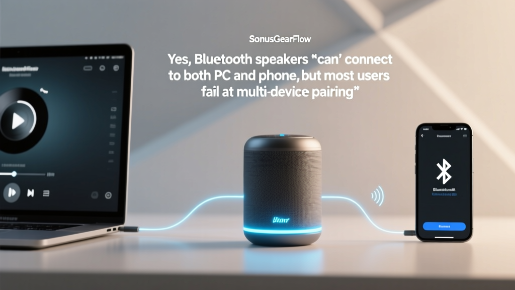 Yes, Bluetooth speakers *can* connect to both PC and phone—but most users fail at multi-device pairing because they don’t know the hidden OS-level limitations, Bluetooth version mismatches, or how to avoid audio dropouts when switching—here’s the exact step-by-step fix that works in 2024.