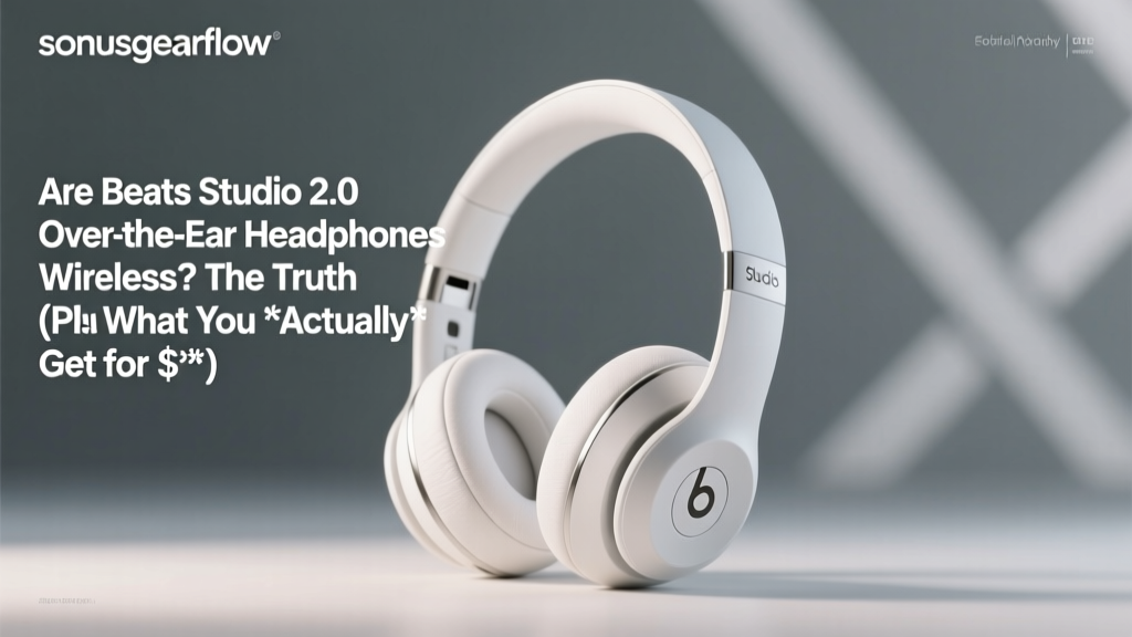 Are Beats Studio 2.0 Over-the-Ear Headphones Wireless? The Truth (Plus What You *Actually* Get for $199 — Spoiler: It’s Not Bluetooth)