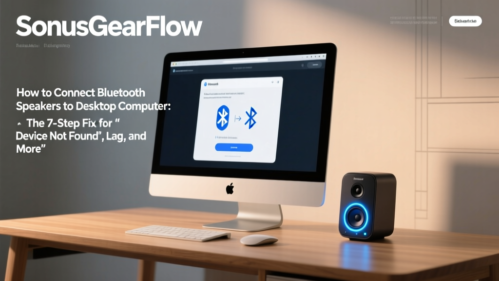 How to Connect Bluetooth Speakers to Desktop Computer: The 7-Step Fix for 'Device Not Found', Lag, or No Sound (Even If Your PC Has No Built-In Bluetooth)