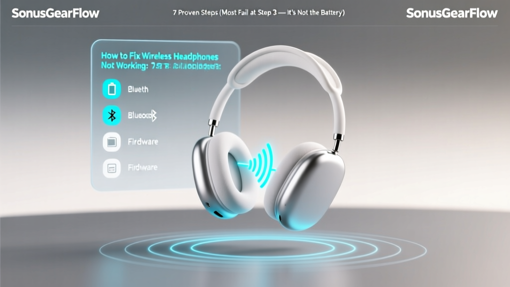 How to Fix Wireless Headphones Not Working: 7 Proven Steps (Most Fail at Step 3 — It’s Not the Battery)