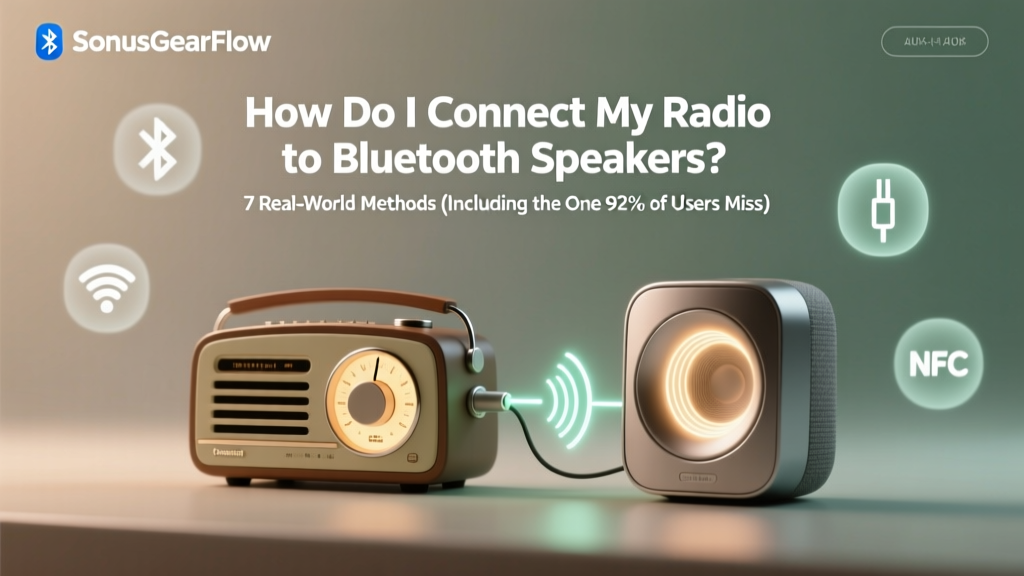 How Do I Connect My Radio to Bluetooth Speakers? 7 Real-World Methods (Including the One 92% of Users Miss That Causes Audio Dropouts)