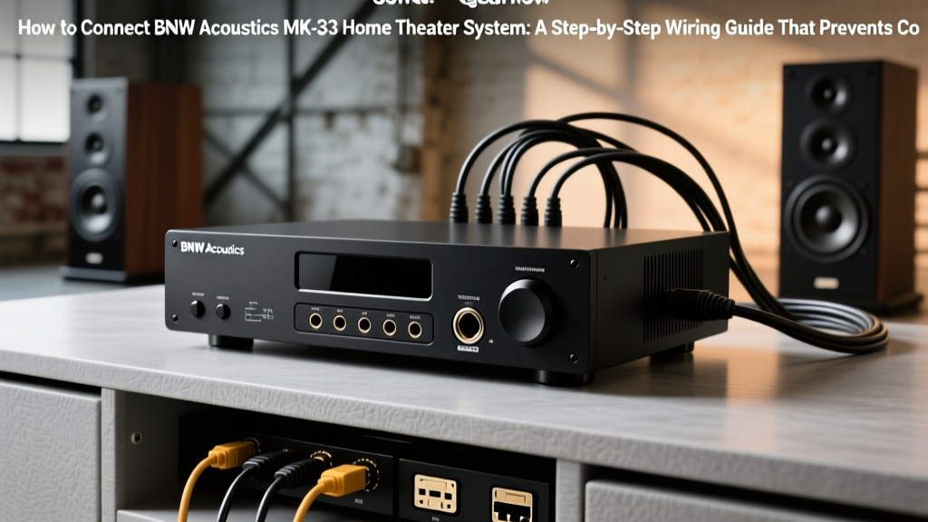 How to Connect BNW Acoustics MK-33 Home Theater System: A Step-by-Step Wiring Guide That Prevents Common Audio Dropouts, HDMI Handshake Failures, and Subwoofer Hum — No Tech Degree Required