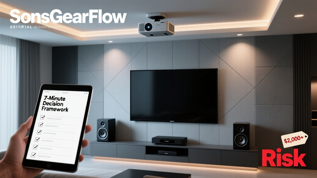 How to Choose the Right Home Theater System: The 7-Minute Decision Framework That Prevents $2,000 Mistakes (No Tech Degree Required)
