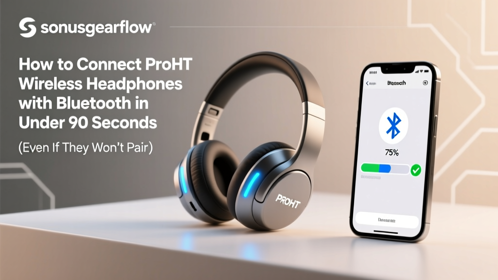 How to Connect ProHT Wireless Headphones with Bluetooth in Under 90 Seconds (Even If They Won’t Pair or Keep Disconnecting — Here’s the Exact Reset & Re-Pair Sequence That Works Every Time)