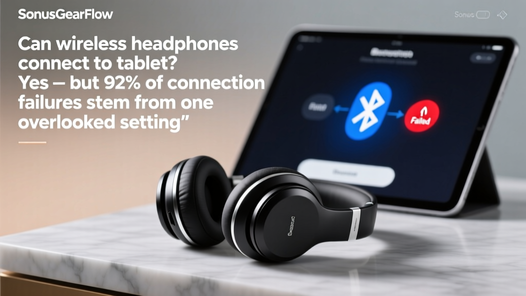 Can wireless headphones connect to tablet? Yes — but 92% of connection failures stem from one overlooked Bluetooth setting (here’s the 3-step fix that works on iPad, Samsung, and Amazon Fire)