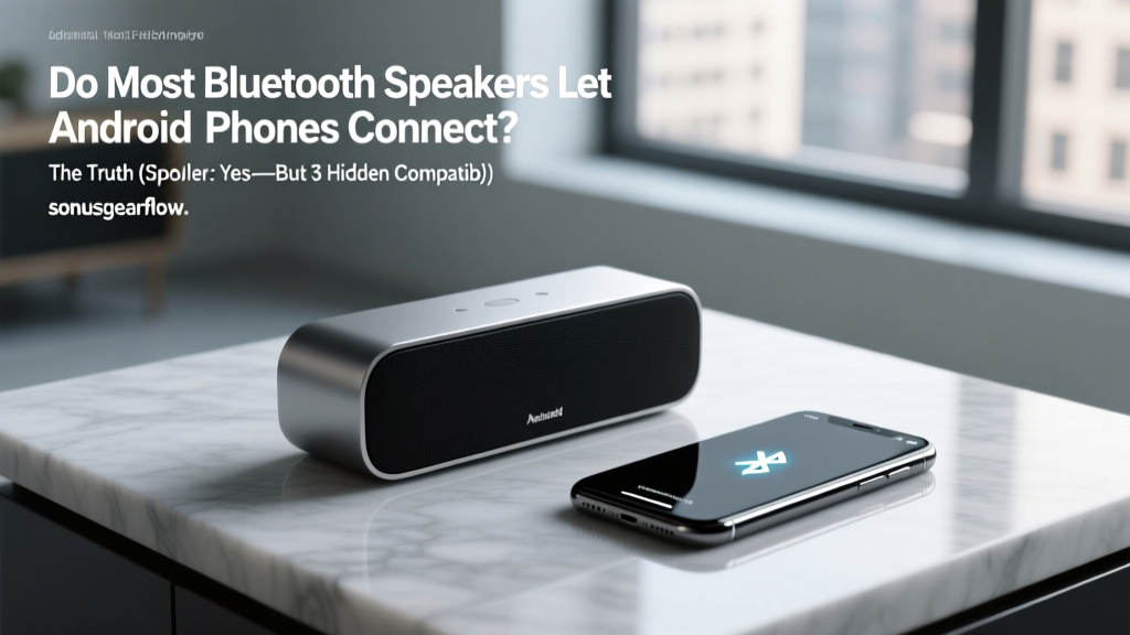 Do Most Bluetooth Speakers Let Android Phones Connect? The Truth (Spoiler: Yes—But 3 Hidden Compatibility Traps Can Sabotage Your Sound)
