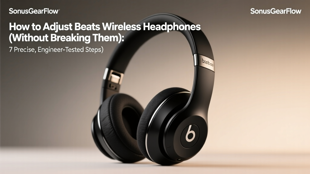 How to Adjust Beats Wireless Headphones (Without Breaking Them): 7 Precise, Engineer-Tested Steps That Fix Fit, Sound, and Battery Life in Under 90 Seconds — Plus What NOT to Force or Twist