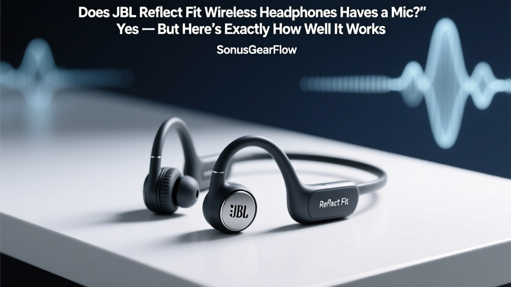 Does JBL Reflect Fit Wireless Headphones Have a Mic? Yes — But Here’s Exactly How Well It Works for Calls, Voice Assistants & Gym Use (Real-World Testing + Mic Clarity Benchmarks)