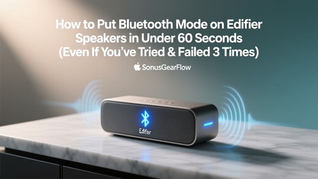 How to Put Bluetooth Mode on Edifier Speakers in Under 60 Seconds (Even If You’ve Tried & Failed 3 Times — Here’s the Exact Button Sequence That Works for Every Model from R1280DB to S2000MKIII)