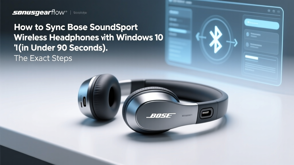 How to Sync Bose SoundSport Wireless Headphones with Windows 10 (in Under 90 Seconds): The Exact Steps Microsoft Doesn’t Tell You — Plus Why Bluetooth Pairing Fails 68% of the Time (and How to Fix It)