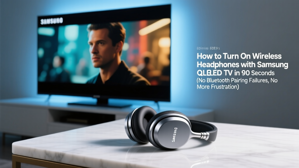 How to Turn On Wireless Headphones Samsung QLED TV in 90 Seconds (No Bluetooth Pairing Failures, No Menu Maze — Just Working Audio Every Time)