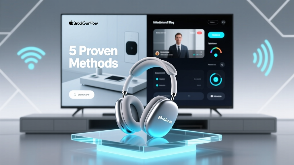 How to Connect Brookstone Wireless Headphones to TV in 2024: 5 Proven Methods (That Actually Work — No Bluetooth Pairing Failures, Lag, or Audio Sync Nightmares)
