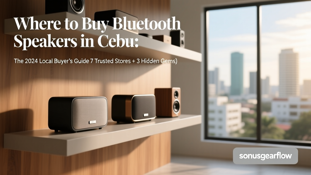 Where to Buy Bluetooth Speakers in Cebu: The 2024 Local Buyer’s Guide (7 Trusted Stores + 3 Hidden Gems You’re Missing — With Real Stock Checks & Price Comparisons)