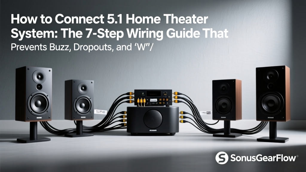 How to Connect 5.1 Home Theater System: The 7-Step Wiring Guide That Prevents Buzz, Dropouts, and 'Why Is My Rear Speaker Silent?' Panic (Even If You’ve Never Touched a Banana Plug)