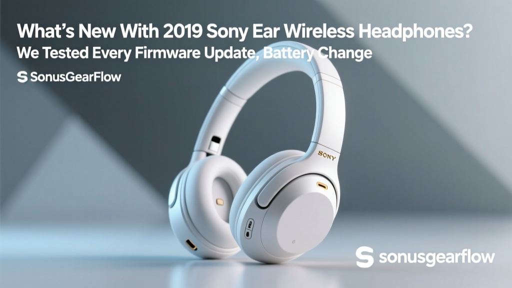 What’s New With 2019 Sony Ear Wireless Headphones? We Tested Every Firmware Update, Battery Change, and ANC Improvement—Here’s What Actually Matters in 2024 (Spoiler: It’s Not Just Marketing)