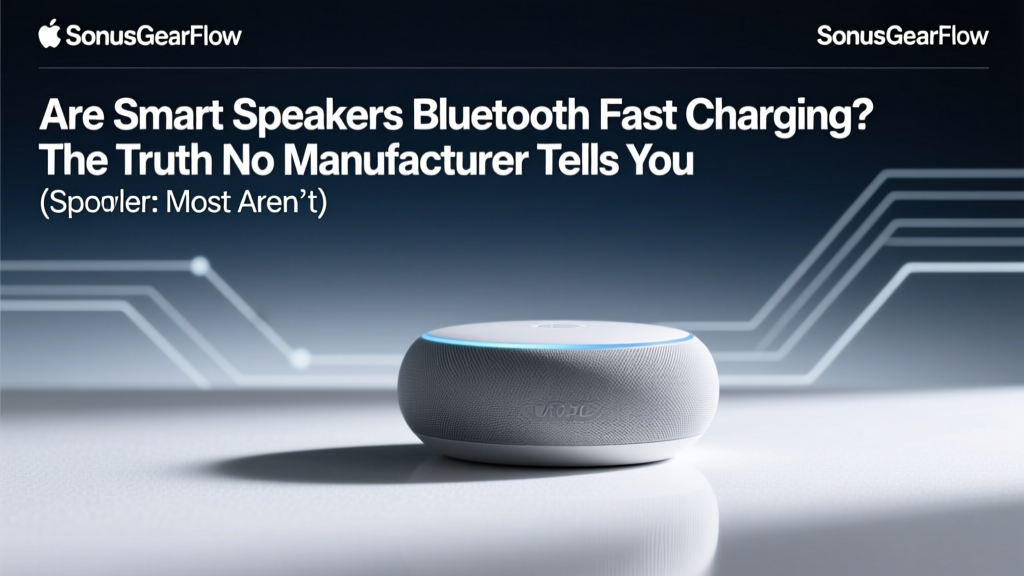 Are Smart Speakers Bluetooth Fast Charging? The Truth No Manufacturer Tells You (Spoiler: Most Aren’t — Here’s How to Spot the Real Ones in Under 60 Seconds)