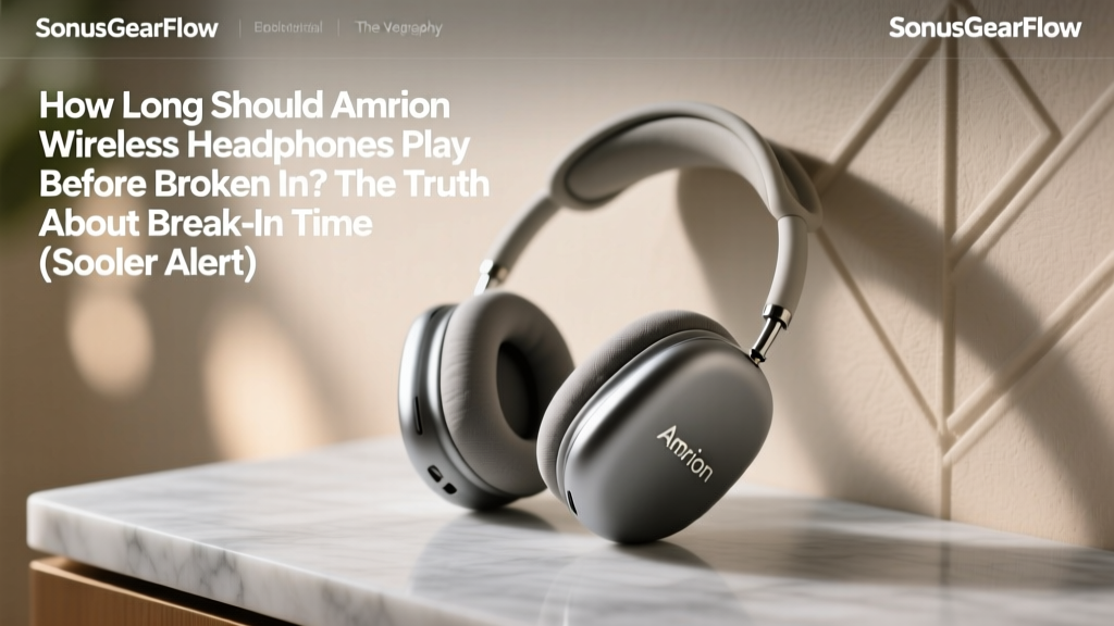 How Long Should Amrion Wireless Headphones Play Before Broken In? The Truth About Break-In Time (Spoiler: It’s Not 40 Hours — Here’s What 3 Audio Engineers Actually Recommend)