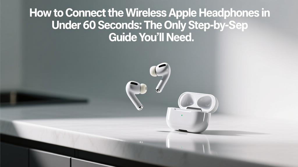 How to Connect the Wireless Apple Headphones in Under 60 Seconds: The Only Step-by-Step Guide You’ll Ever Need (No Bluetooth Hassles, No Forgotten Pairing Modes, Just Instant Audio)
