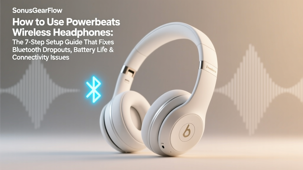 How to Use Powerbeats Wireless Headphones: The 7-Step Setup Guide That Fixes Bluetooth Dropouts, Battery Anxiety, and Sound Sync Issues Before Your First Workout