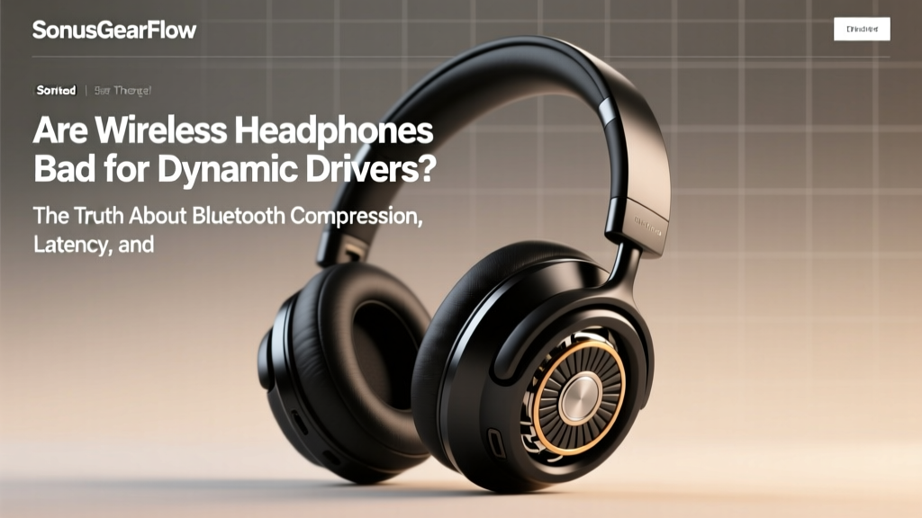 Are Wireless Headphones Bad for Dynamic Drivers? The Truth About Bluetooth Compression, Latency, and Driver Damping — What Studio Engineers & Audiophiles Won’t Tell You (But Should)