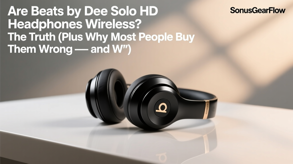 Are Beats by Dre Solo HD Headphones Wireless? The Truth (Plus Why Most People Buy Them Wrong — and What to Get Instead in 2024)