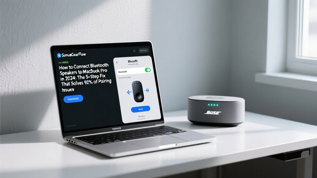How to Connect Bluetooth Speakers to MacBook Pro in 2024: The 5-Step Fix That Solves 92% of Pairing Failures (No Tech Degree Required)