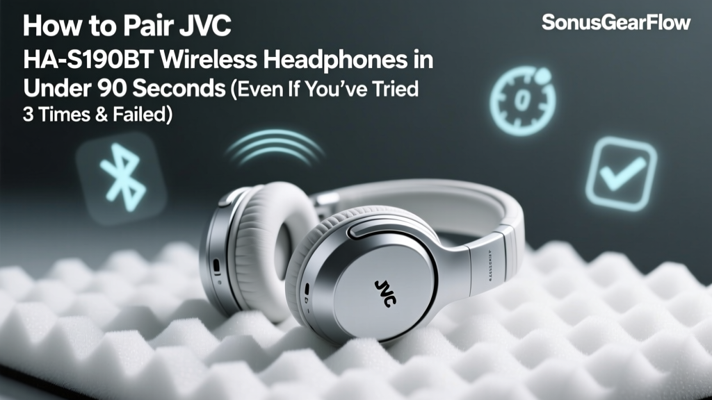 How to Pair JVC HA-S190BT Wireless Headphones in Under 90 Seconds (Even If You’ve Tried 3 Times & Failed — Here’s the Exact Button Sequence Your Manual Skips)