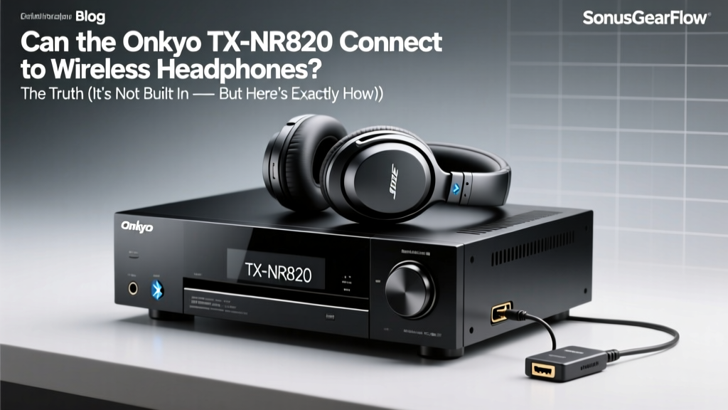 Can the Onkyo TX-NR820 Connect to Wireless Headphones? The Truth (It’s Not Built-In — But Here’s Exactly How to Make It Work Reliably in 2024)