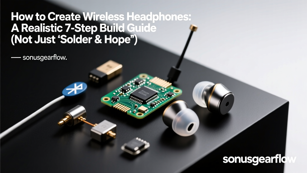 How to Create Wireless Headphones: A Realistic 7-Step Build Guide (Not Just 'Solder & Hope') — What Every DIYer Gets Wrong About Bluetooth Modules, Battery Safety, and Driver Matching