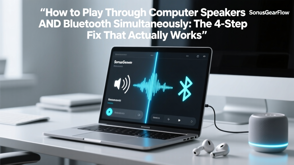 How to Play Through Computer Speakers AND Bluetooth Simultaneously: The 4-Step Fix That Actually Works (No Third-Party Apps Required in 2024)