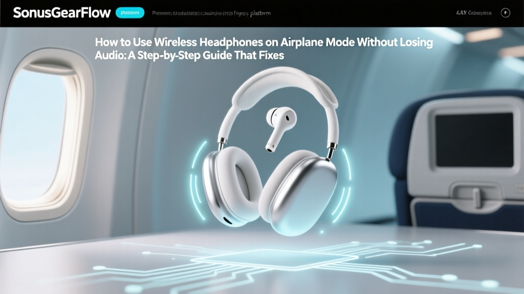 How to Use Wireless Headphones on Airplane Mode Without Losing Audio: A Step-by-Step Guide That Fixes the 'Bluetooth Disabled' Panic Mid-Flight (No Dongles, No Hassle, Just Real-World Tested Solutions)