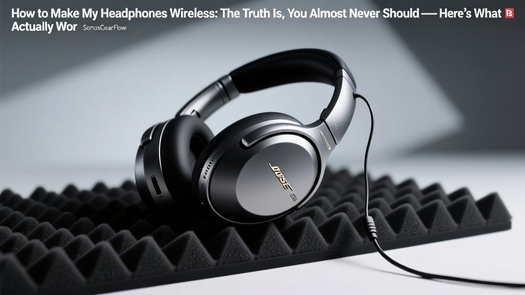 How to Make My Headphones Wireless: The Truth Is, You Almost Never Should — Here’s What Actually Works (Without Sacrificing Sound Quality or Destroying Your Gear)