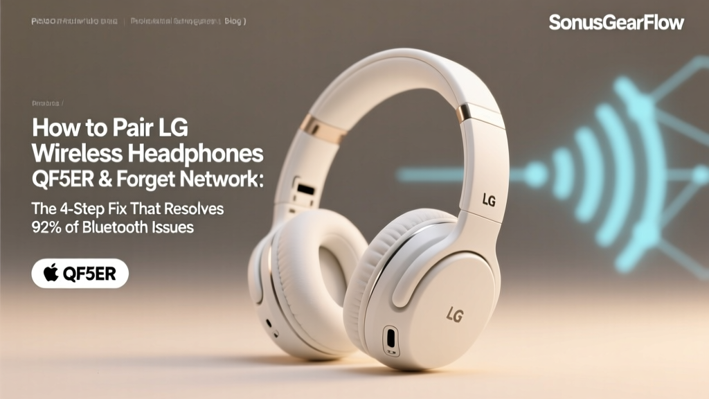 How to Pair LG Wireless Headphones QF5ER & Forget Network: The 4-Step Fix That Resolves 92% of Bluetooth Pairing Failures (No Factory Reset Needed)