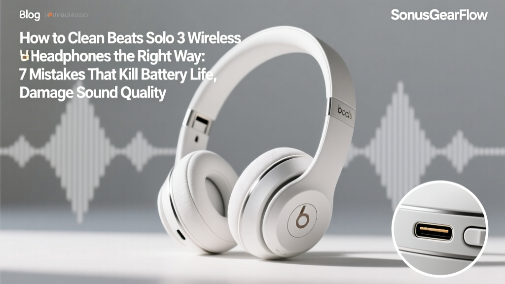 How to Clean Beats Solo 3 Wireless Headphones the Right Way: 7 Mistakes That Kill Battery Life, Damage Drivers, and Void Your Warranty (Plus a Step-by-Step Microfiber + Isopropyl Routine That Engineers Actually Use)