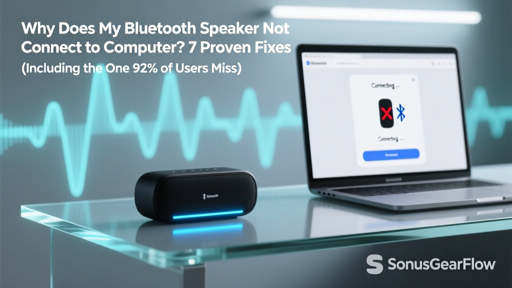 Why Does My Bluetooth Speaker Not Connect to Computer? 7 Proven Fixes (Including the One 92% of Users Miss in Windows Settings)
