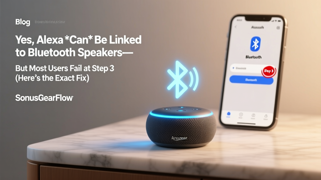 Yes, Alexa *Can* Be Linked to Bluetooth Speakers—But Most Users Fail at Step 3 (Here’s the Exact Fix That Works Every Time)
