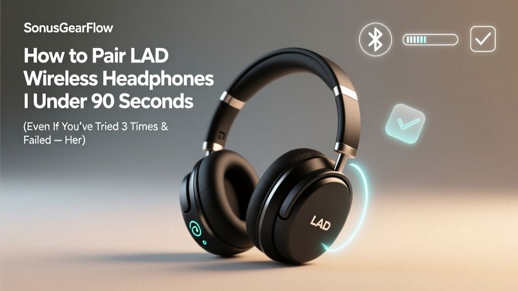 How to Pair LAD Wireless Headphones in Under 90 Seconds (Even If You’ve Tried 3 Times & Failed — Here’s What Your Manual Won’t Tell You)