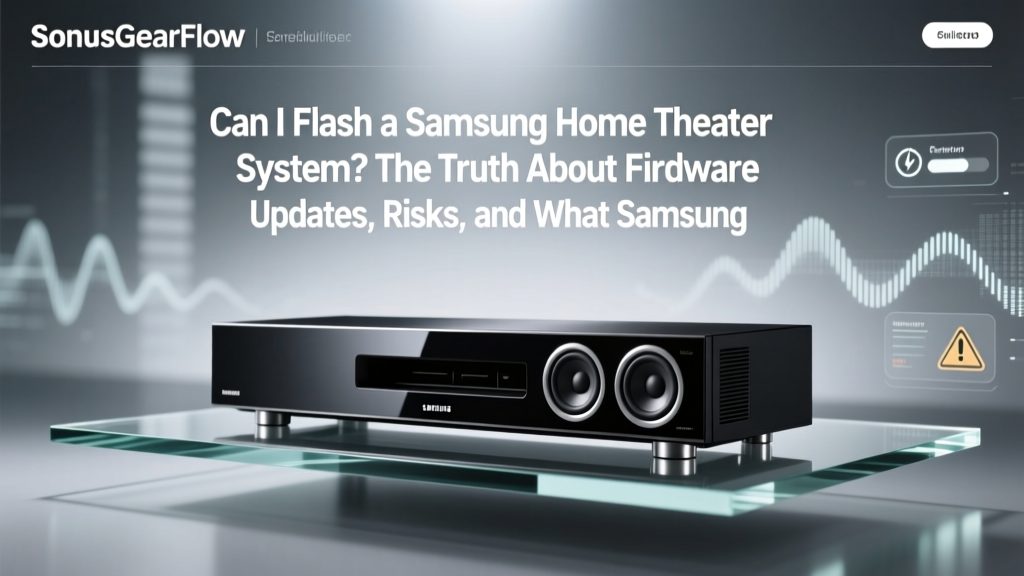 Can I Flash a Samsung Home Theater System? The Truth About Firmware Updates, Risks, and What Samsung *Actually* Allows (Spoiler: It’s Not DIY Flashing)