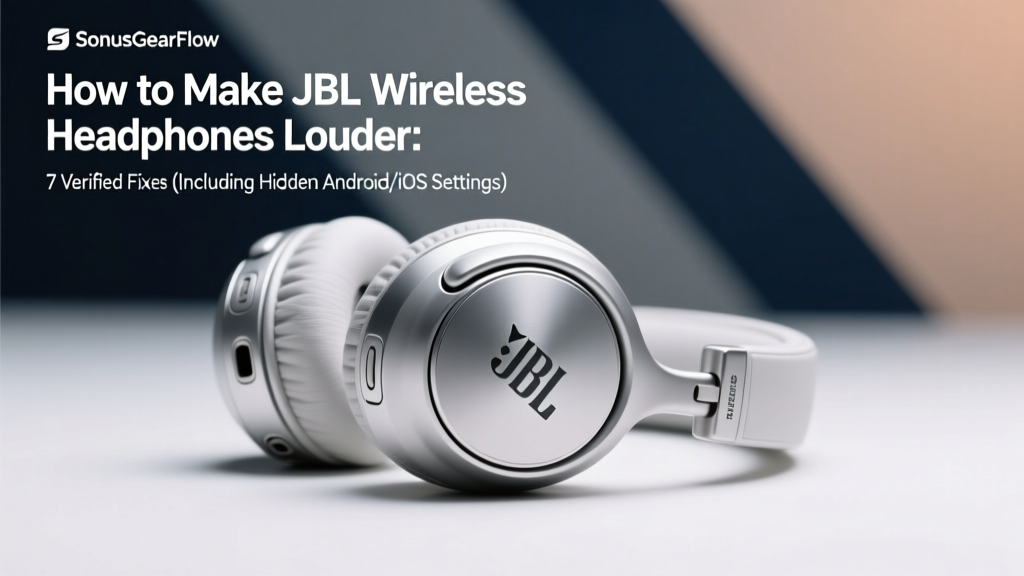 How to Make JBL Wireless Headphones Louder: 7 Verified Fixes (Including Hidden Android/iOS Settings Most Users Miss)