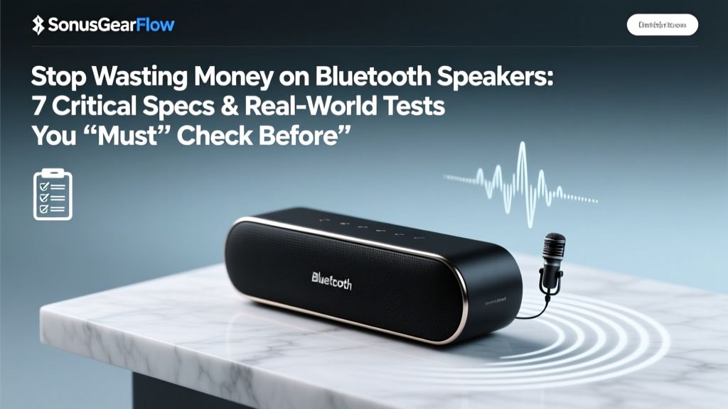 Stop Wasting Money on Bluetooth Speakers: 7 Critical Specs & Real-World Tests You *Must* Check Before Buying — Because 'Loud' Doesn’t Mean 'Good' (and Most Reviews Skip These)