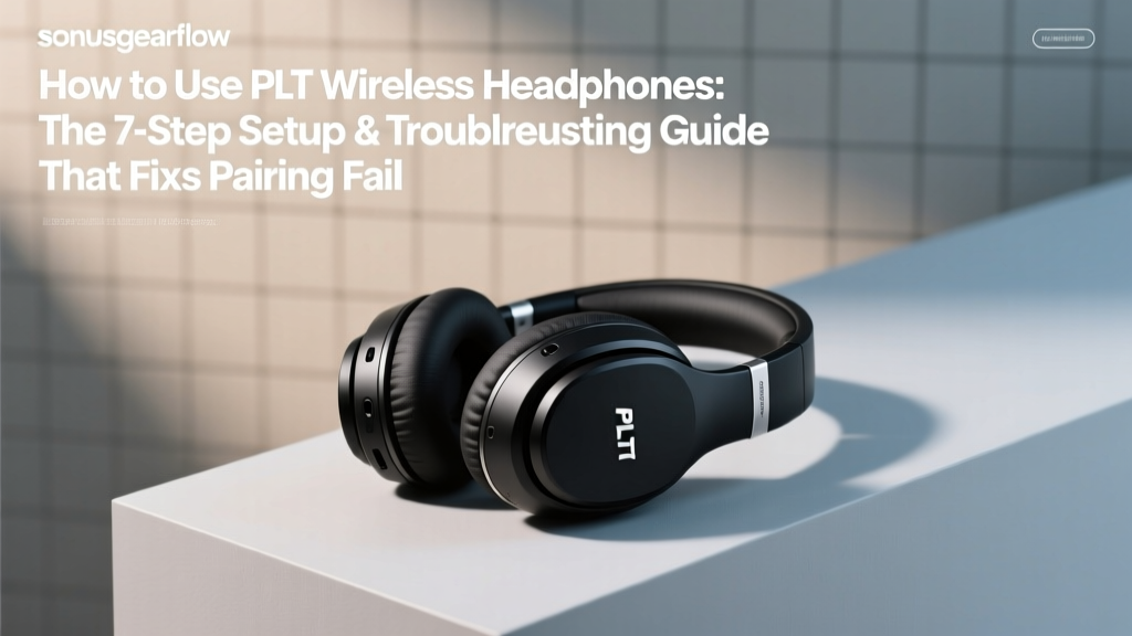 How to Use PLT Wireless Headphones: The 7-Step Setup & Troubleshooting Guide That Fixes Pairing Failures, Lag, and Battery Drain (No Tech Degree Required)