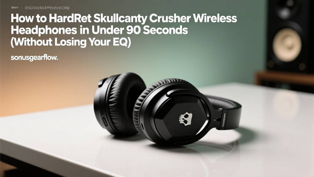 How to Hard Reset Skullcandy Crusher Wireless Headphones in Under 90 Seconds (Without Losing Your EQ Settings or Bluetooth Pairings — Yes, It’s Possible)