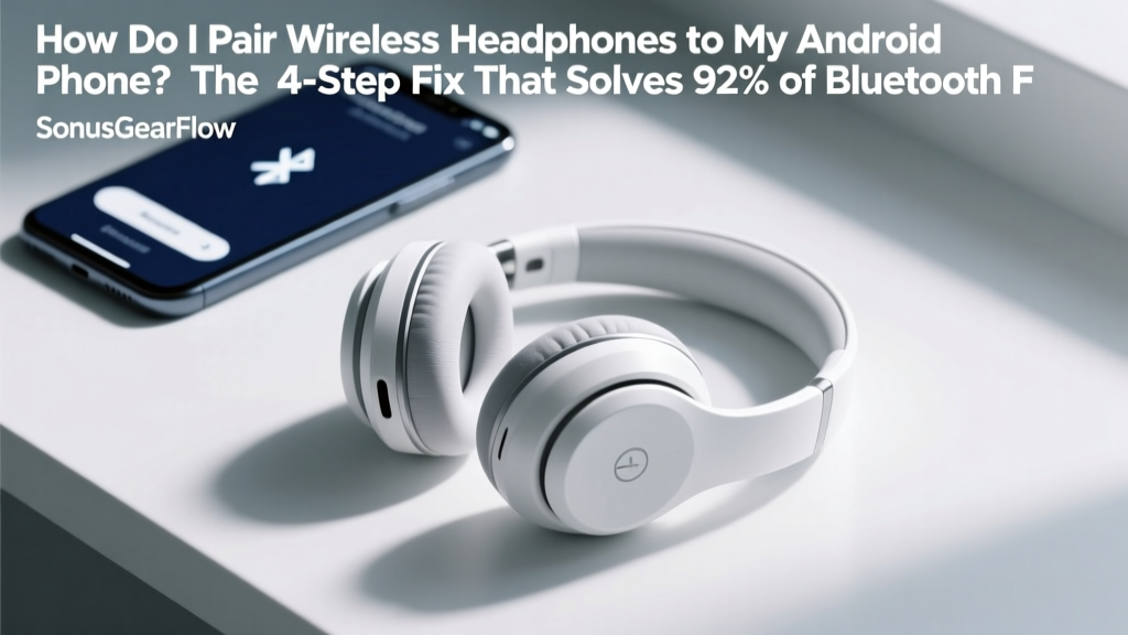 How Do I Pair Wireless Headphones to My Android Phone? The 4-Step Fix That Solves 92% of Bluetooth Failures (No Tech Degree Required)