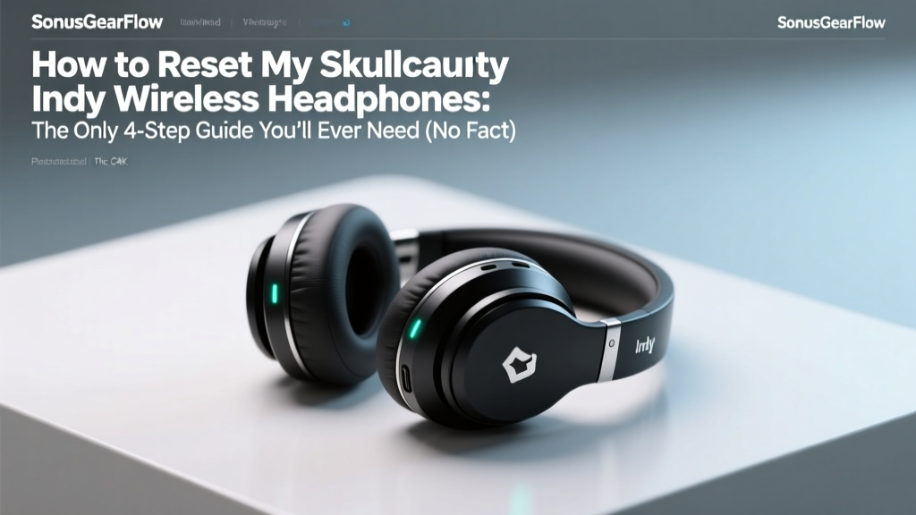 How to Reset My Skullcandy Indy Wireless Headphones: The Only 4-Step Guide You’ll Ever Need (No Factory Reset Button Required — Just 30 Seconds & Your Fingertips)