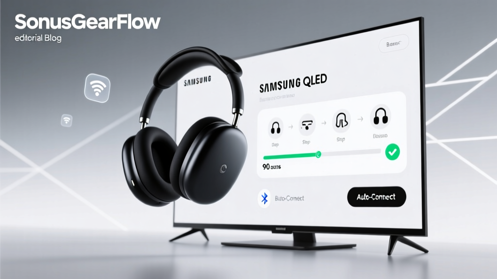 How to Set Up Wireless Headphones to Samsung TV in Under 90 Seconds (No Bluetooth Pairing Failures, No Audio Lag, No Extra Gadgets Needed)